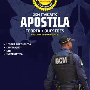 Imagem de capa para o Ebook APOSTILA GCM ITABIRITO-MG