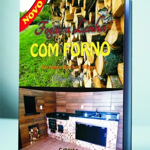 Imagem de capa para o Ebook Projeto Fogão A Lenha Com Forno (Rocket Stove) Fogão Foguete 