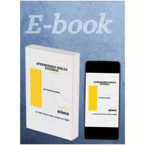 Imagem de capa para o Ebook Aprender Inglês Sozinho: Guia Prático e Completo Bônus 1000 palavras mais usadas em inglês