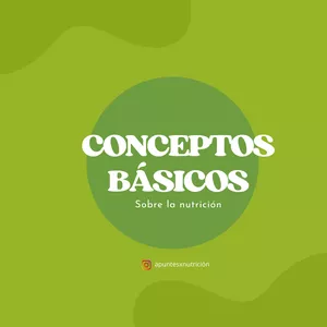 Imagen de portada para Ebook Conceptos basicos sobre la nutrición