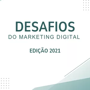 Imagem de capa para o Ebook Desafios no Marketing Digital