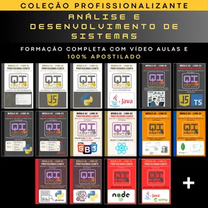 Imagem de capa para o Curso online Coleção Profissionalizante em Análise e Desenvolvimento de Sistemas