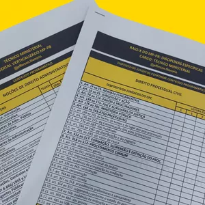 Imagem de capa para o Ebook Edital Verticalizado- MP-PB (com bônus: Raio-X dos artigos de lei previstos pelos edital)