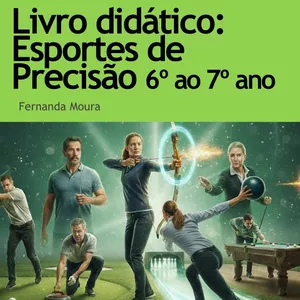 Imagem de capa para o Ebook Livro Didático de Educação Física Esportes de Precisão