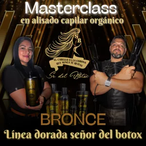 Imagen de portada para Curso online Masterclass en alisado capilar orgánico - Línea Dorada del Sr. del Botox