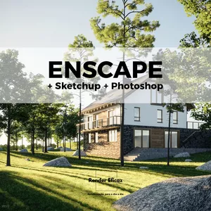 Imagem do curso Enscape Render Eficaz | Plataforma Sketchup + Photoshop