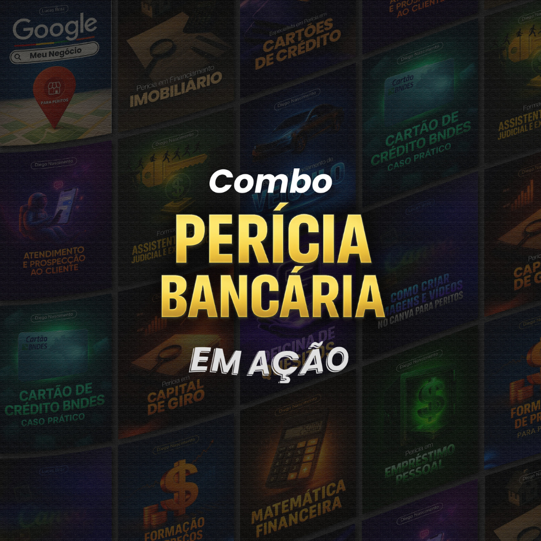 Imagem do curso Combo Perícia Bancária em Ação.