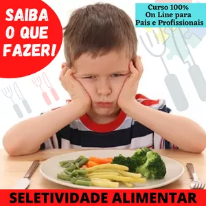 Imagem de capa para o Curso online SELETIVIDADE ALIMENTAR - Saiba o que fazer!