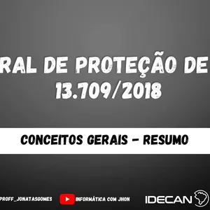 Imagem de capa para o Ebook Ebook - LGPD descomplicada para concursos