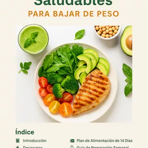 Imagen de portada para Ebook Recetas Saludables para Bajar de Peso