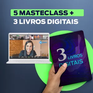 Imagem de capa para o Curso online 05 Masterclass + 03 Livros Digitais [Camila Barros] 