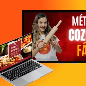Imagem de capa para o Curso online Método Cozinha Fácil + Ebook 50 Receitas Caseiras