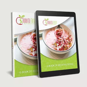 Imagem de capa para o Ebook E-BOOK DE RECEITAS DOCES