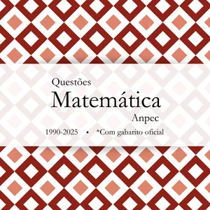 Imagem de capa para o Ebook Questões Matemática ANPEC