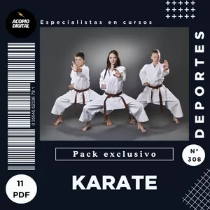 Imagen de portada para Ebook Curso Digital de Karate en PDF |11 ebooks en PDF