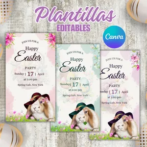 Imagen de portada para Ebook Plantillas editables en Canva - Pascua