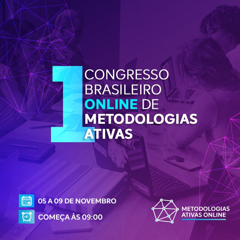 Imagem do curso 1º Congresso Brasileiro Online de Metodologias Ativas - Acesso Premium