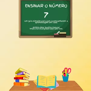 Imagem de capa para o Ebook  ENSINAR O NÚMERO 7