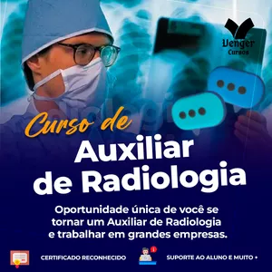 Imagem de Curso Auxiliar de Radiologia criado por Venger Cursos na hotmart