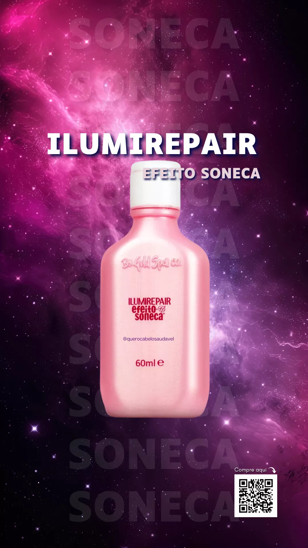 Reparador de Pontas Hidratante Ilumirepair Efeito Soneca Gold Spell