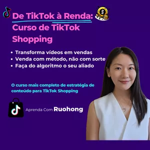 Imagem de capa para o Curso online De TikTok à Renda – Como transformar vídeos em vendas