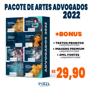 Imagem de capa para o Curso online PACK ADVOGADOS 2022
