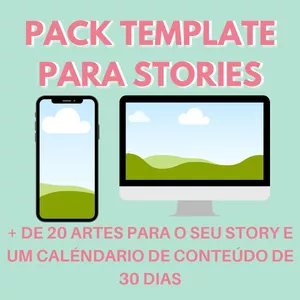 Imagem de capa para o Curso online Pack Templates para Stories
