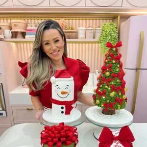 Imagem de capa para o Curso online Bolos de Natal 2025