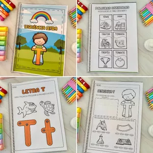 Imagem de capa para o Ebook APOSTILA DE ATIVIDADES LETRA  ''T''