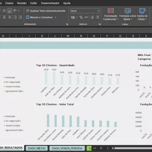 Planilha Planilha de Controle de Vendas