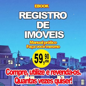 Imagem de capa para o Ebook E-BOOK REGISTRO DE IMÓVEIS