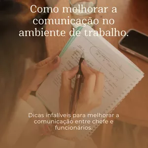 Imagem de capa para o Ebook Como melhorar a comunicação no ambiente de trabalho.
