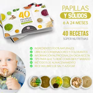 Imagen de portada para Ebook Recetas de Papillas para Bebés