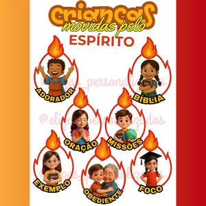 Imagem de capa para o Ebook CRIANÇAS MOVIDAS PELO ESPÍRITO SANTO 