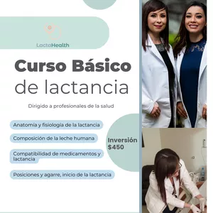 Imagen de portada para Curso online Curso Básico de lactancia