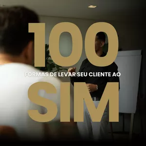 Imagem de capa para o Ebook 100 Exemplos e maneiras de  contornar objeções
