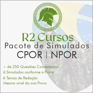 Imagem principal do produto Pacote de Simulados para CPOR e NPOR