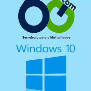 Imagem de capa para o Ebook Apostila de Windows 10 para Terceira Idade