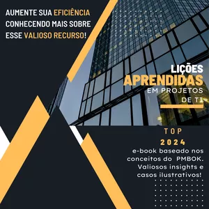Imagem de capa para o Ebook Lições Aprendidas em Projetos
