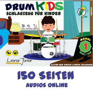 Imagem principal do produto Drum Kids (PDF) - Schlagzeug für Kinder - Modul 1