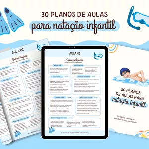 Imagem de capa para o Curso online 30 Planos de Aulas para Natação Infantil 2025
