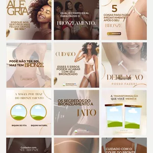 Imagem de capa para o Ebook Pack Premium Minimalistas para Bronzeamento no Canva