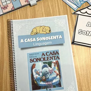 Imagem de capa para o Ebook Sequência Didática A casa sonolenta.