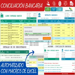 Imagen de portada para Curso online CONCILIACIÓN BANCARIA EN EXCEL PARA CONTABILIDAD