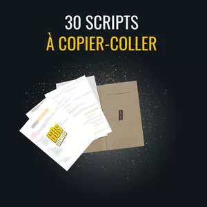 Image de couverture pour le Cours en ligne 30 Scripts à Copier-Coller [60s Secrets]