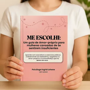 Imagem de capa para o Ebook "ME ESCOLHI: Um Guia de Amor-Próprio para mulheres cansadas de se sentirem insuficientes"