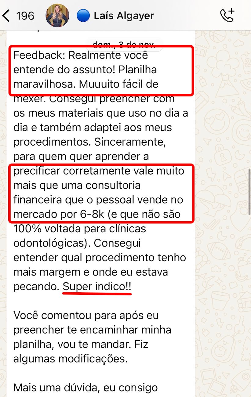 Curso de Precificação Odontológica da DENTALCUSTOS — imagem 5