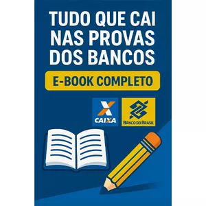Imagem de capa para o Ebook Tudo que Cai nas Provas dos Bancos 2026