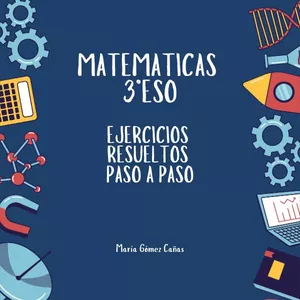 Imagen de portada para Ebook Matemáticas 3º Eso Ejercicios resueltos paso a paso
