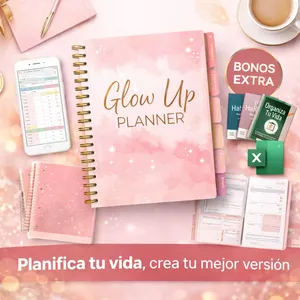 Imagen de portada para Ebook Glow Up Planner - El sistema que transforma tu caos en claridad y resultados